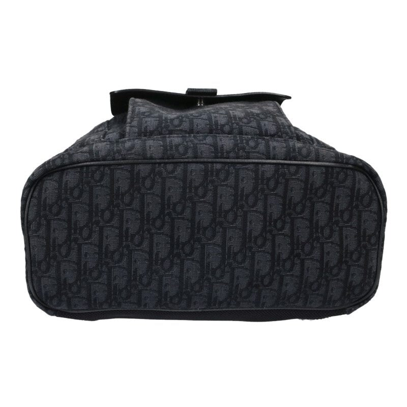DIOR Oblique Backpack Black Gray Size ONE SIZE