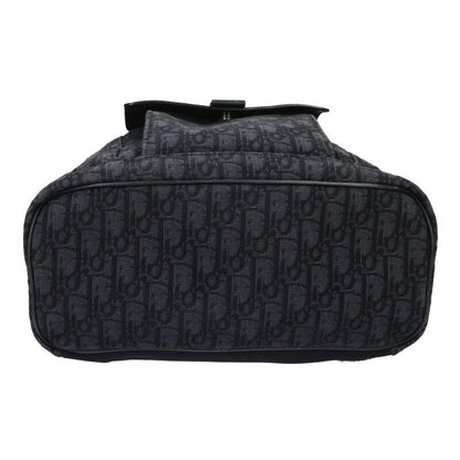 DIOR Oblique Backpack Black Gray Size ONE SIZE