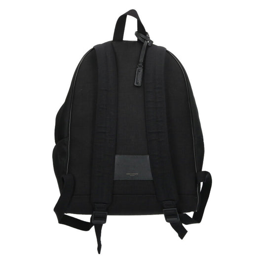 SAINT LAURENT PARIS Nylon Leather Backpack Size ONE SIZE
