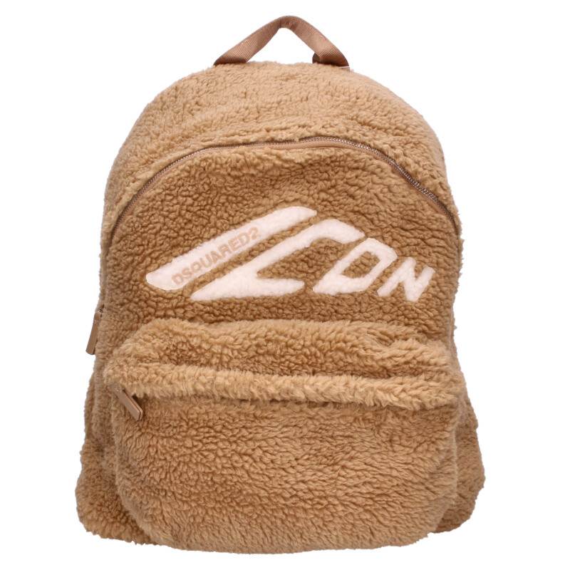 DSQUARED2 ICON Boa Backpack Beige Size ONE SIZE