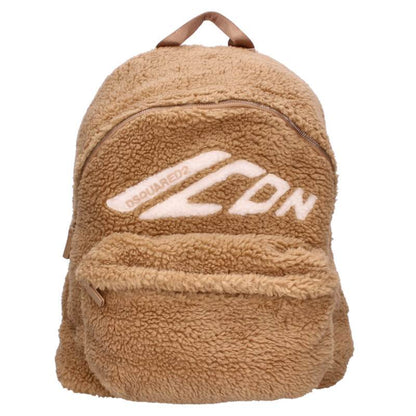 DSQUARED2 ICON Boa Backpack Beige Size ONE SIZE