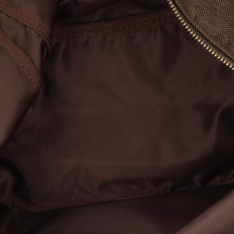 PORTER Herringbone Canvas Backpack Brown Size ONE SIZE