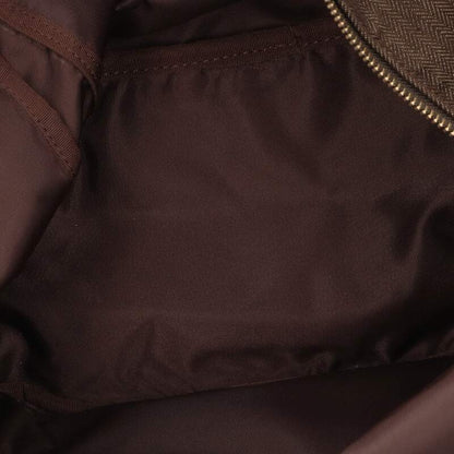 PORTER Herringbone Canvas Backpack Brown Size ONE SIZE
