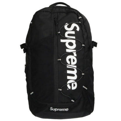 SUPREME 17SS Logo Nylon Backpack Black Size ONE SIZE