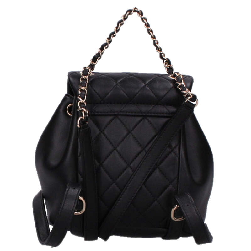 CHANEL Matelasse Coco Mark Lambskin Backpack Size ONE SIZE