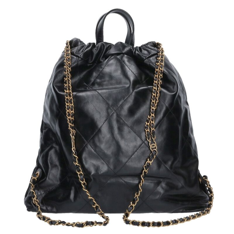 CHANEL 22 Large Shiny Calfskin Daypack Size ONE SIZE