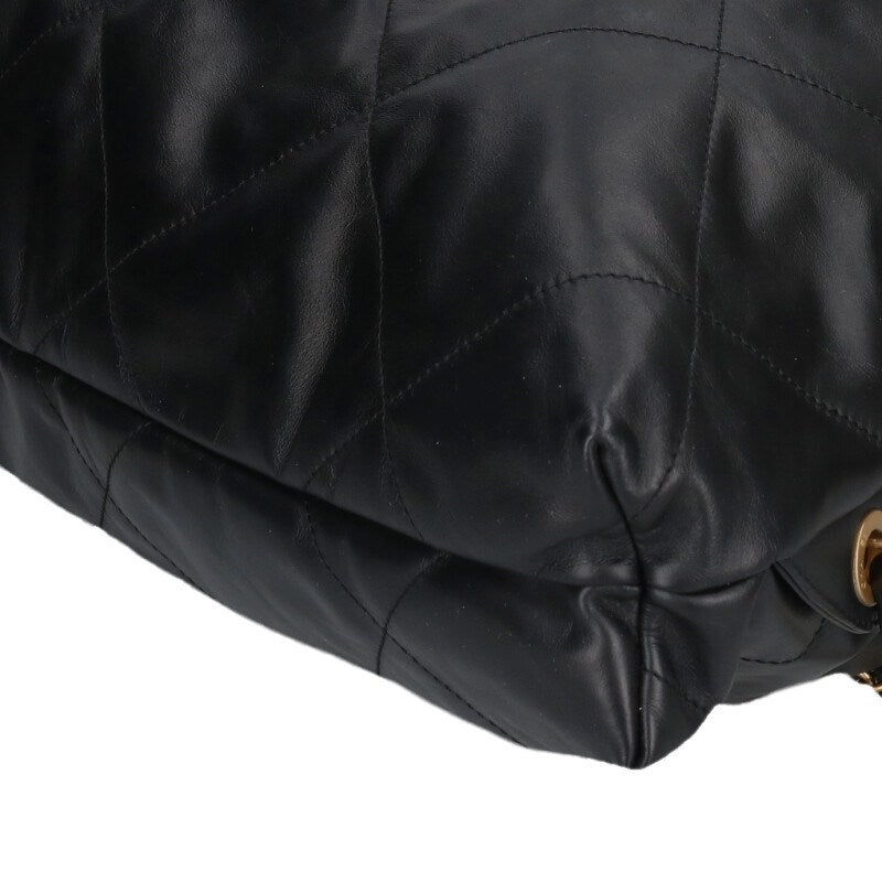 CHANEL 22 Calfskin Chain Leather Backpack Size ONE SIZE