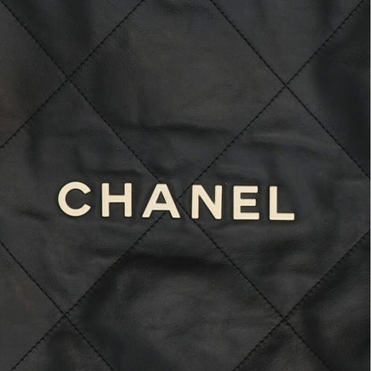 CHANEL 22 Calfskin Chain Leather Backpack Size ONE SIZE