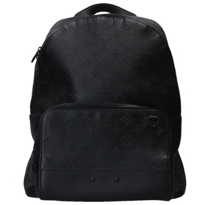 LOUISVUITTON Monogram Leather Backpack Black Size ONE SIZE