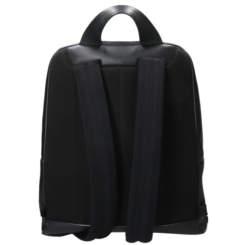 LOUISVUITTON Monogram Leather Backpack Black Size ONE SIZE