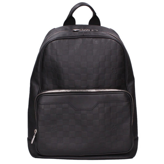 LOUISVUITTON Damier Infini Backpack Black Size ONE SIZE