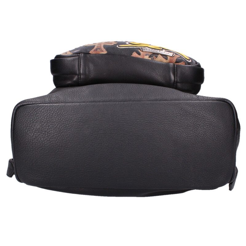 Chrome Hearts 7th Grade Cemetery Cross Camo Leather Backpack