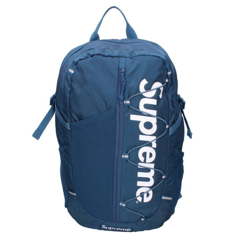 SUPREME 17SS Box Logo Nylon Backpack Blue Size ONE SIZE