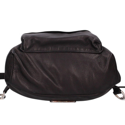 Chrome Hearts Heart Leather Backpack Black Size ONE SIZE