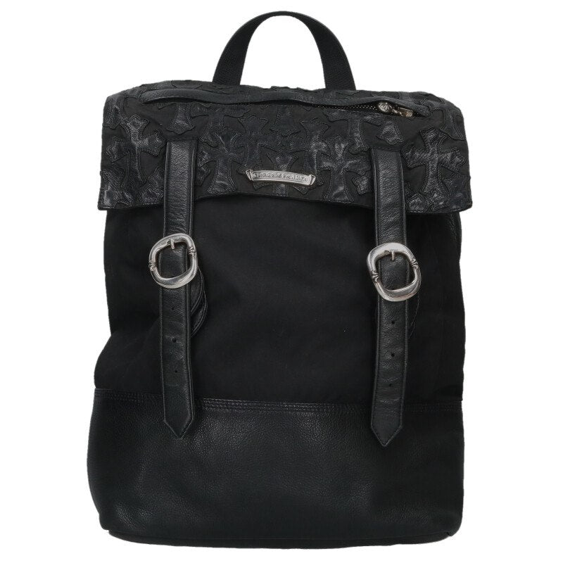Chrome Hearts Moto Cemetery Backpack Black Size ONE SIZE