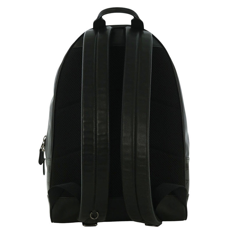 COACH F78756 Signature Logo Backpack Black Size ONE SIZE
