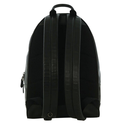 COACH F78756 Signature Logo Backpack Black Size ONE SIZE