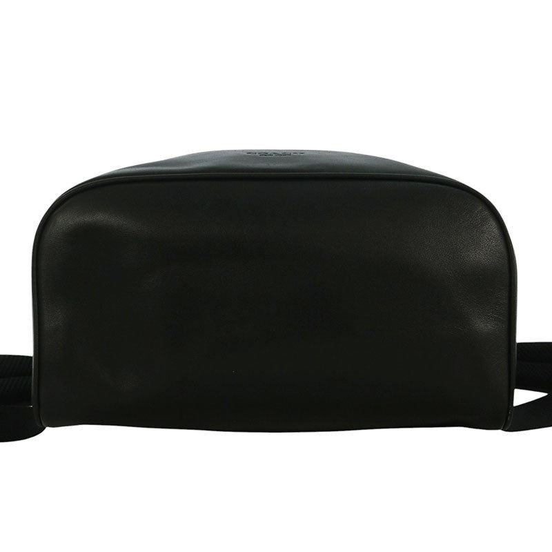 COACH F78756 Signature Logo Backpack Black Size ONE SIZE