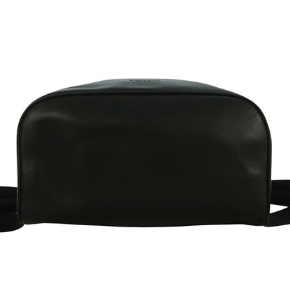 COACH F78756 Signature Logo Backpack Black Size ONE SIZE