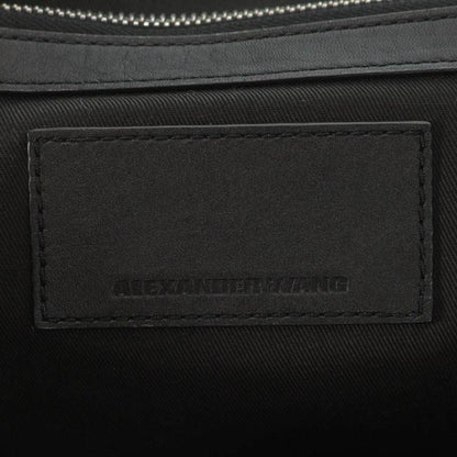 ALEXANDER WANG WALLIE Leather Backpack Black Size ONE SIZE