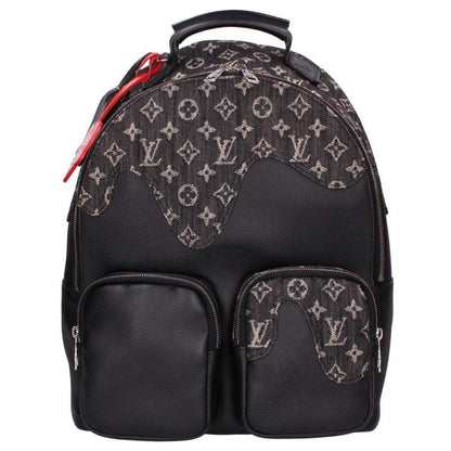 LOUISVUITTON x NIGO Monogram Denim Backpack Black