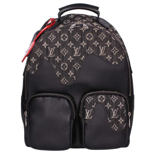 LOUISVUITTON x NIGO Monogram Denim Backpack Black