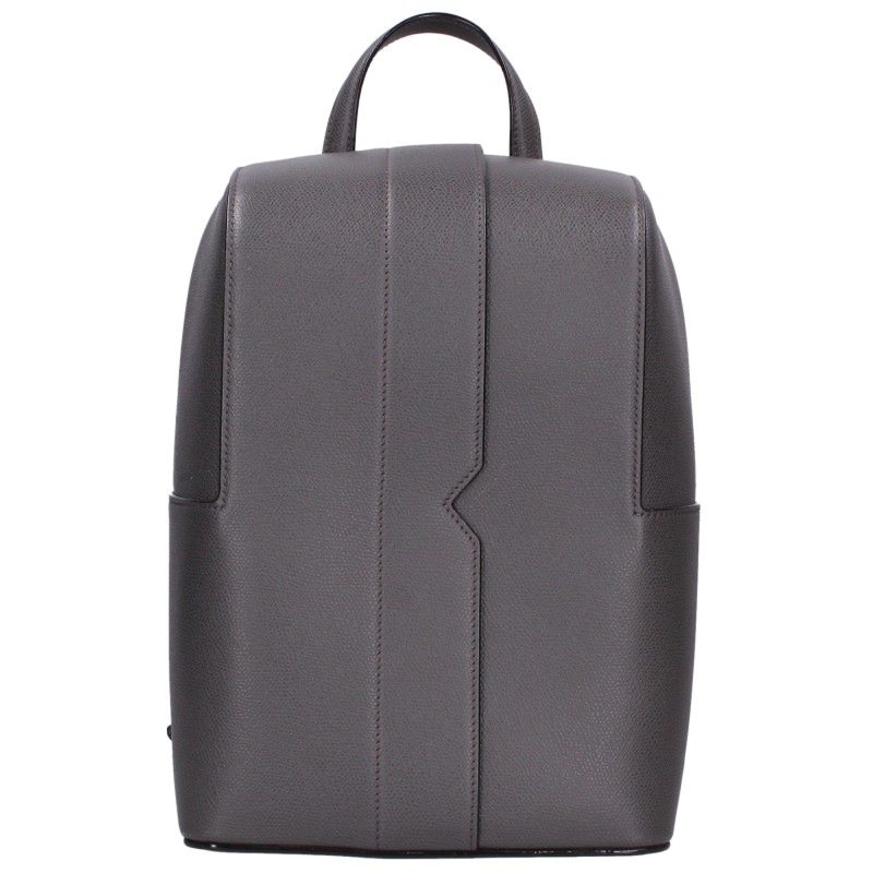 Valextra V-Line One Shoulder Backpack Gray