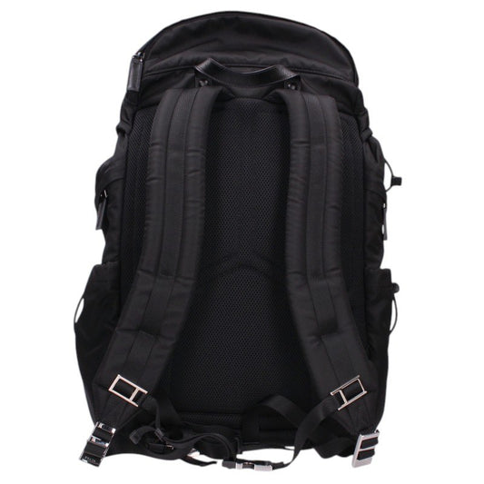 PRADA Nylon Triangle Logo Plate Backpack Size ONE SIZE