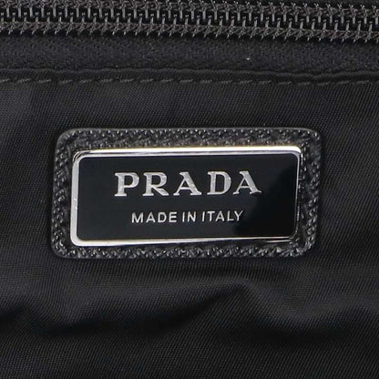 PRADA Nylon Triangle Logo Plate Backpack Size ONE SIZE