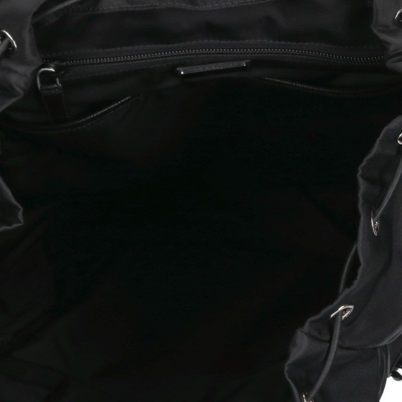 PRADA Nylon Triangle Logo Plate Backpack Size ONE SIZE