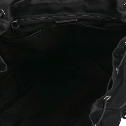 PRADA Nylon Triangle Logo Plate Backpack Size ONE SIZE