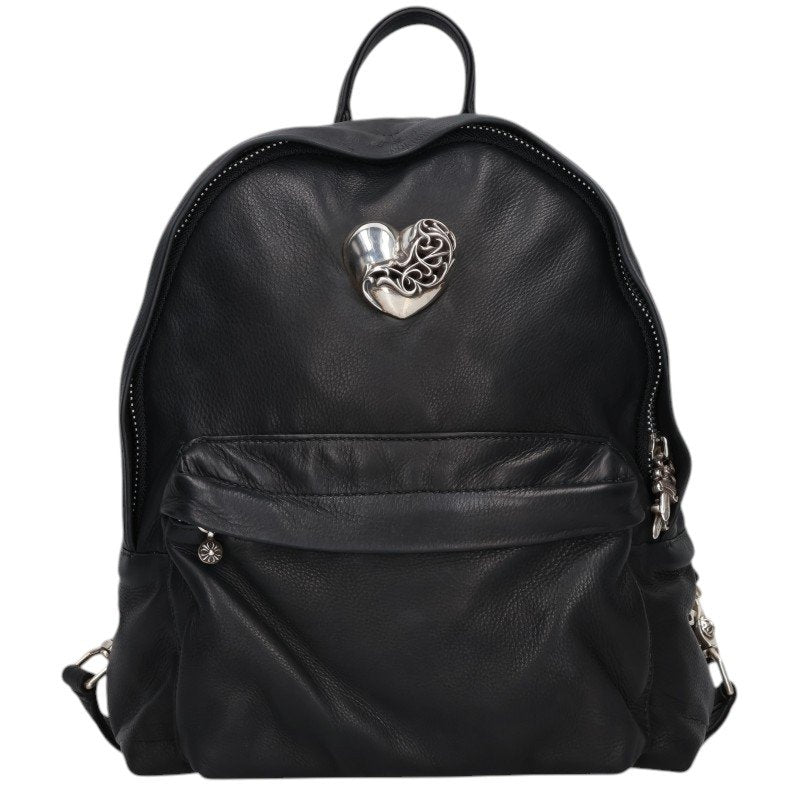 Chrome Hearts Heart Leather Backpack Multi Size ONE SIZE