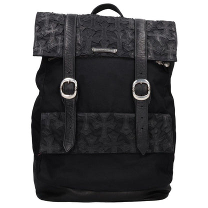 Chrome Hearts Cemetery Cross Backpack Black Size ONE SIZE
