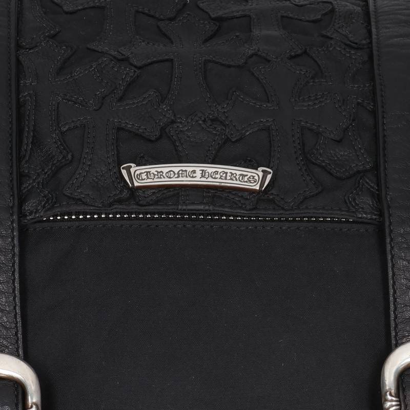 Chrome Hearts Cemetery Cross Backpack Black Size ONE SIZE