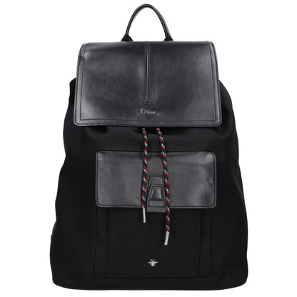 Dior HOMME Motion Canvas Leather Backpack Black