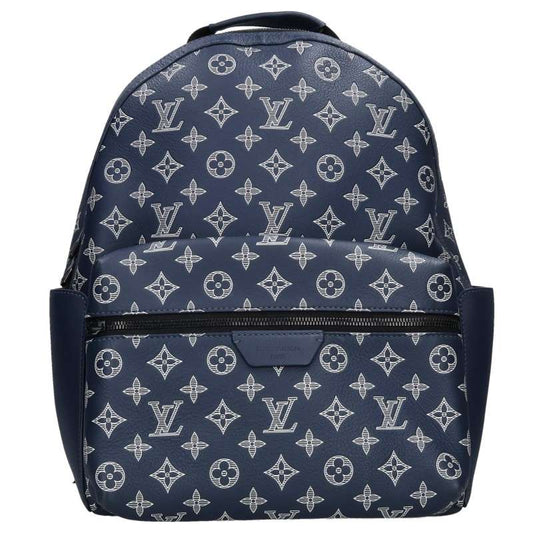 LOUISVUITTON Discovery Monogram Leather Backpack Navy