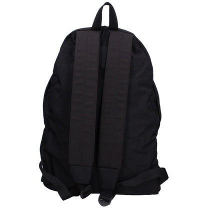 BALENCIAGA Wheel Logo Embroidered Nylon Backpack Black