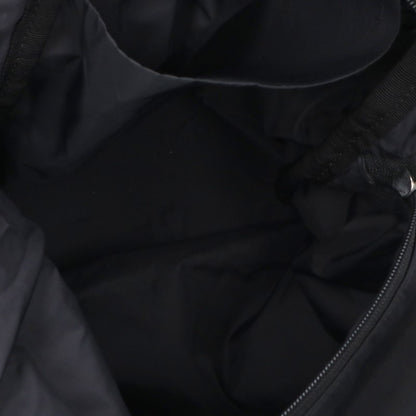 BALENCIAGA Wheel Logo Embroidered Nylon Backpack Black
