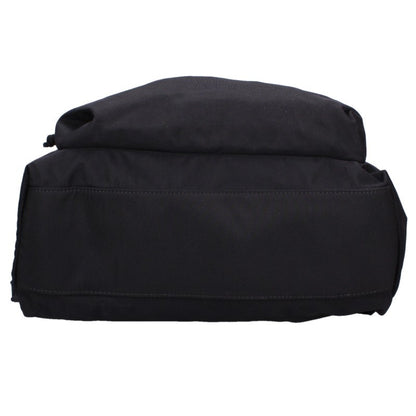 BALENCIAGA Wheel Logo Embroidered Nylon Backpack Black