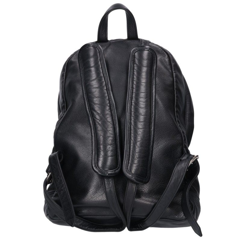 Chrome Hearts Cemetery Cross Patch Leather Backpack