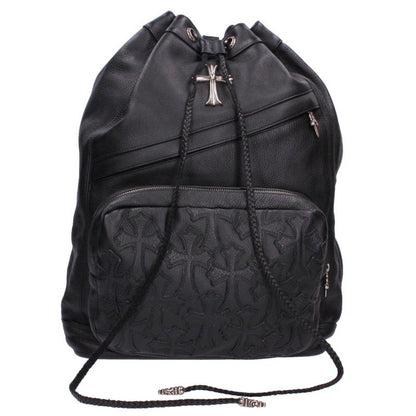 Chrome Hearts STRANGE LOVE Large CH Backpack Black/Silver