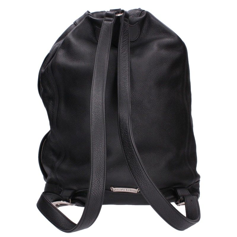 Chrome Hearts STRANGE LOVE Large CH Backpack Black/Silver