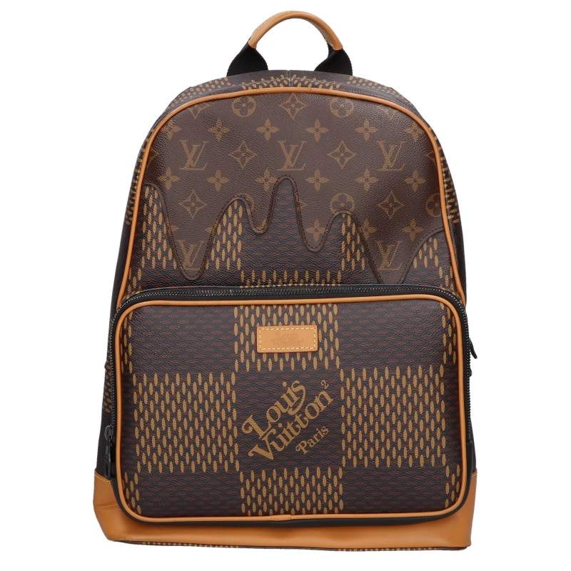 LOUISVUITTON x NIGO Damier Giant Monogram Backpack Brown