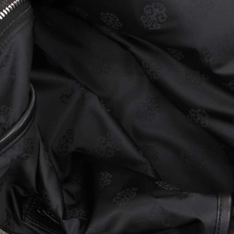 Chrome Hearts Cemetery Cross Patch Leather Backpack