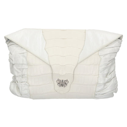 Chrome Hearts White/Silver Butterfly Alligator Size ONE SIZE