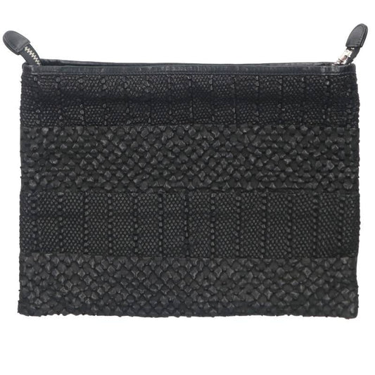 Chrome Hearts Dagger Zip Leather Clutch Bag Size ONE SIZE