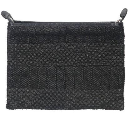 Chrome Hearts Dagger Zip Leather Clutch Bag Size ONE SIZE