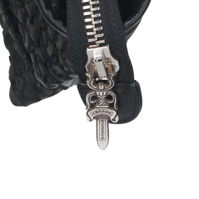 Chrome Hearts Dagger Zip Leather Clutch Bag Size ONE SIZE