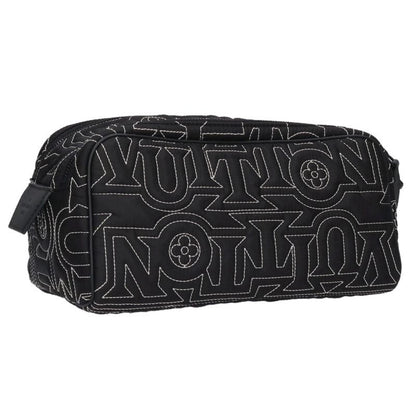LOUISVUITTON LV Snow Dopp Kit Clutch Bag Black Size ONE SIZE