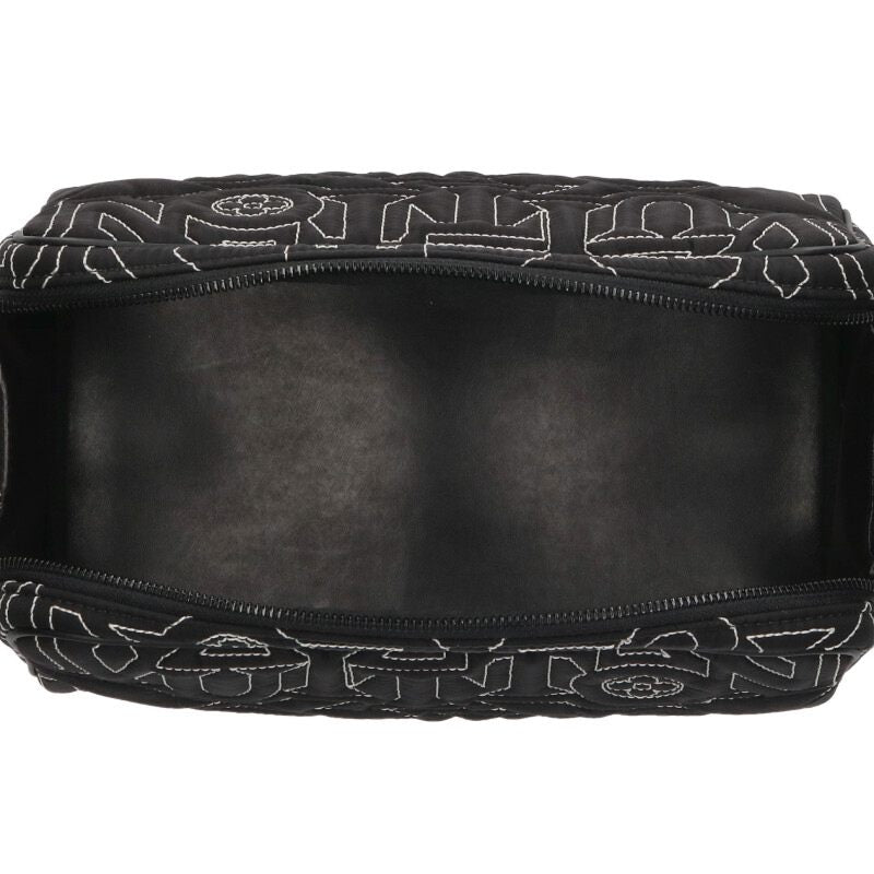 LOUISVUITTON LV Snow Dopp Kit Clutch Bag Black Size ONE SIZE